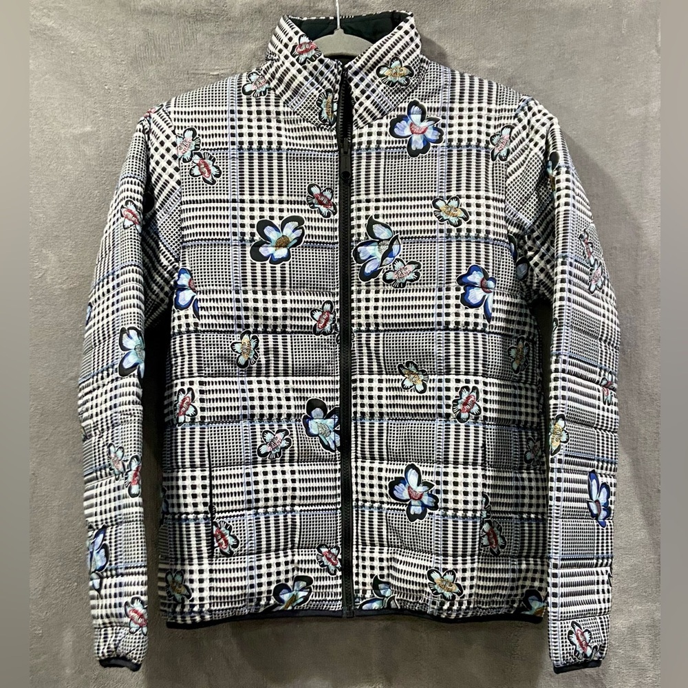 Vera Bradley Reversible Puffer Jacket in Bedford Plaid Women’s Size Small NWT